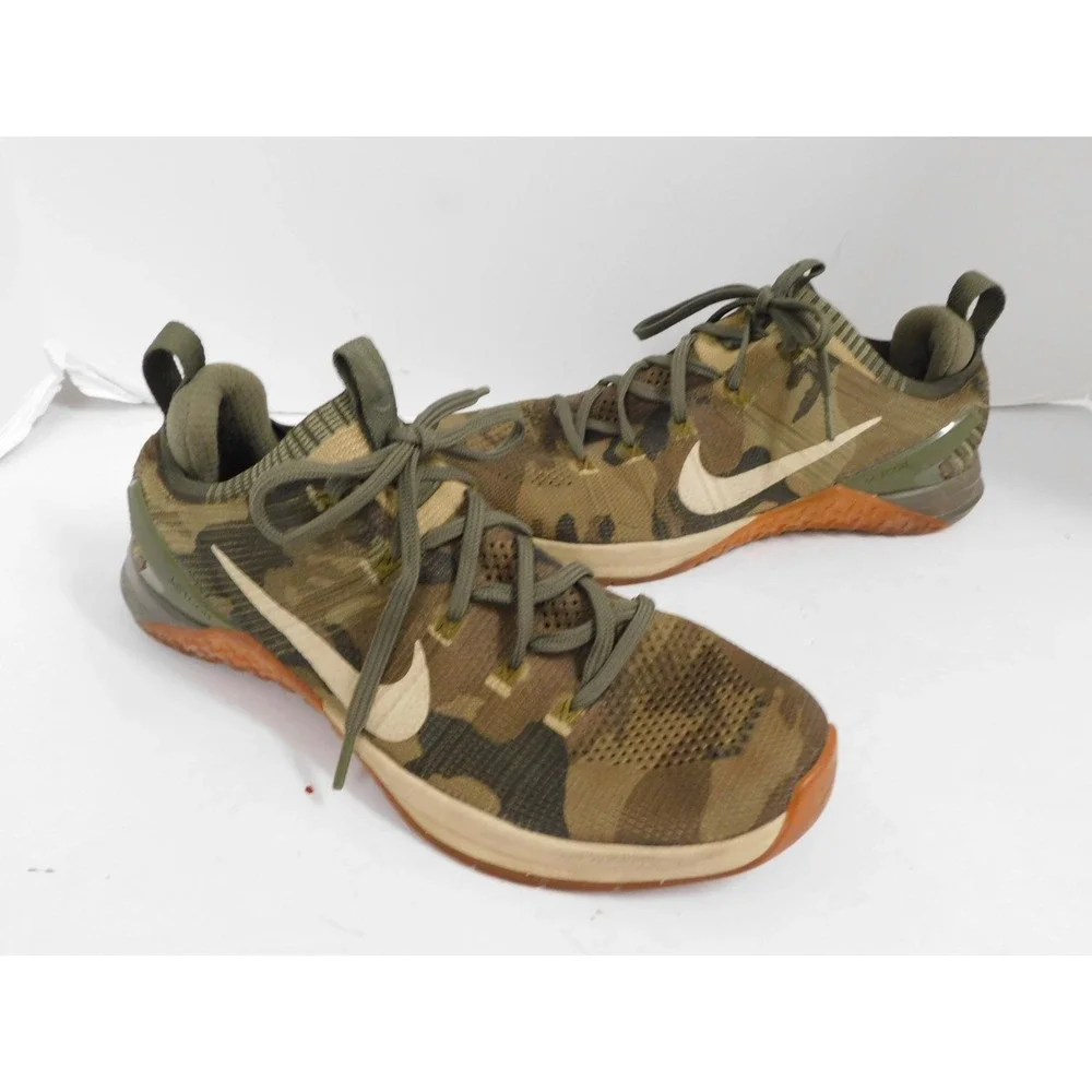 Nike Shoes Metcon DSX Flyknit  Army Camo Olive Green 924423-300 Mens 10.5 M
